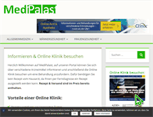 Tablet Screenshot of medipalast.com